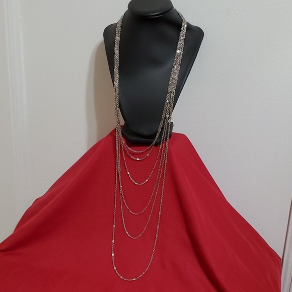 Silver Layered Chain - Picture 4 of 6